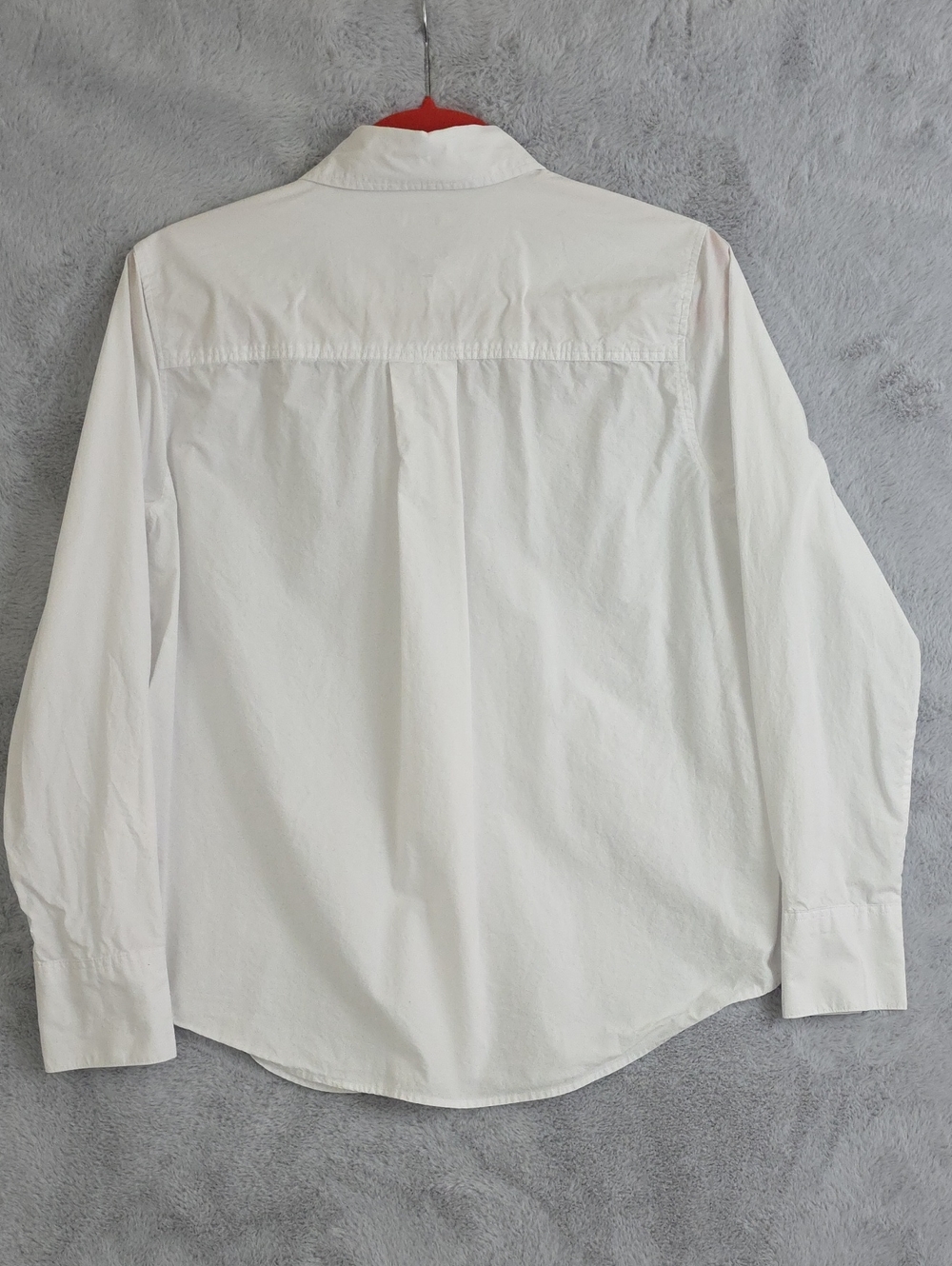 Banana Republic Women's White Button Front Shirt Medium 100% Cotton Long Sleeve - Picture 7 of 10